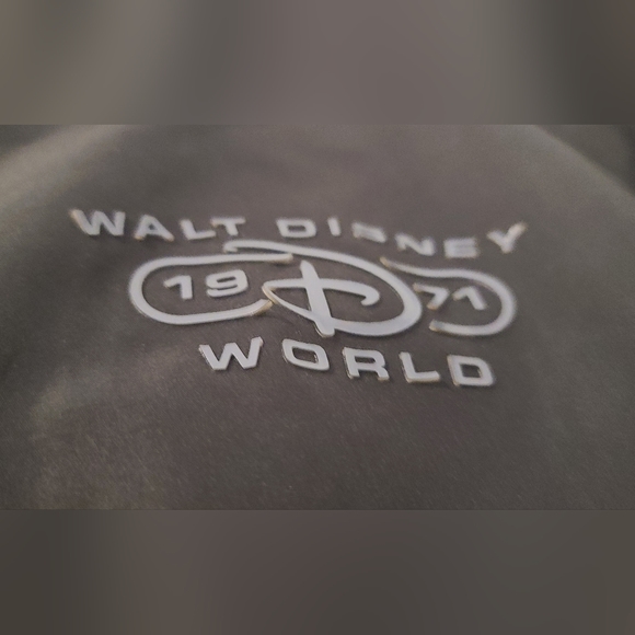 Disney World 1971 Windbreaker Jacket Black/Grey/Small - Picture 2 of 7